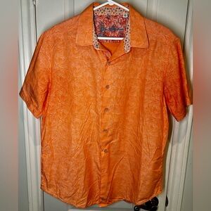 SOLD Robert Graham Shirt Men’s XL Paisley Button Up Colorful